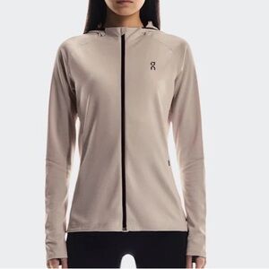 On Running Light Beige Zip-Up Jacket